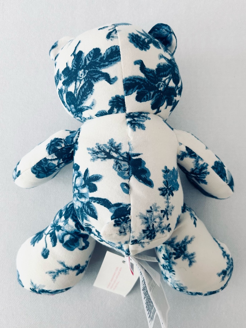 Love Shack Fancy for Baby Gap Limited Edition Blue Floral Toile Teddy Bear - Picture 2 of 6